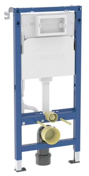Geberit DuofixBasic Inbouwframe voor Toilet - Delta 12 cm - H112 - Met Montagebeugels