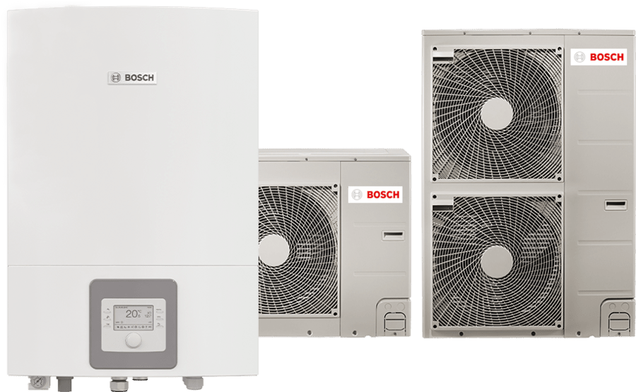 Bosch Split lucht-water warmtepomp Compress 3000 AWS 8 E - 9,2 kW, eenfasig, 230 V