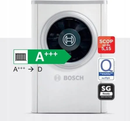 Bosch CS7000iAW 9 ORE-S Lucht-Water Warmtepomp Monoblok - 9 kW