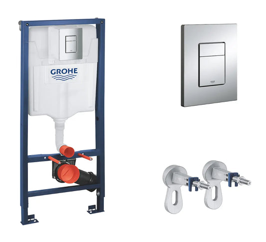 Grohe RAPID SL 3-in-1 Inbouwframe voor Toilet - 1,13 m - Skate Cosmopolitan - Met Beugels