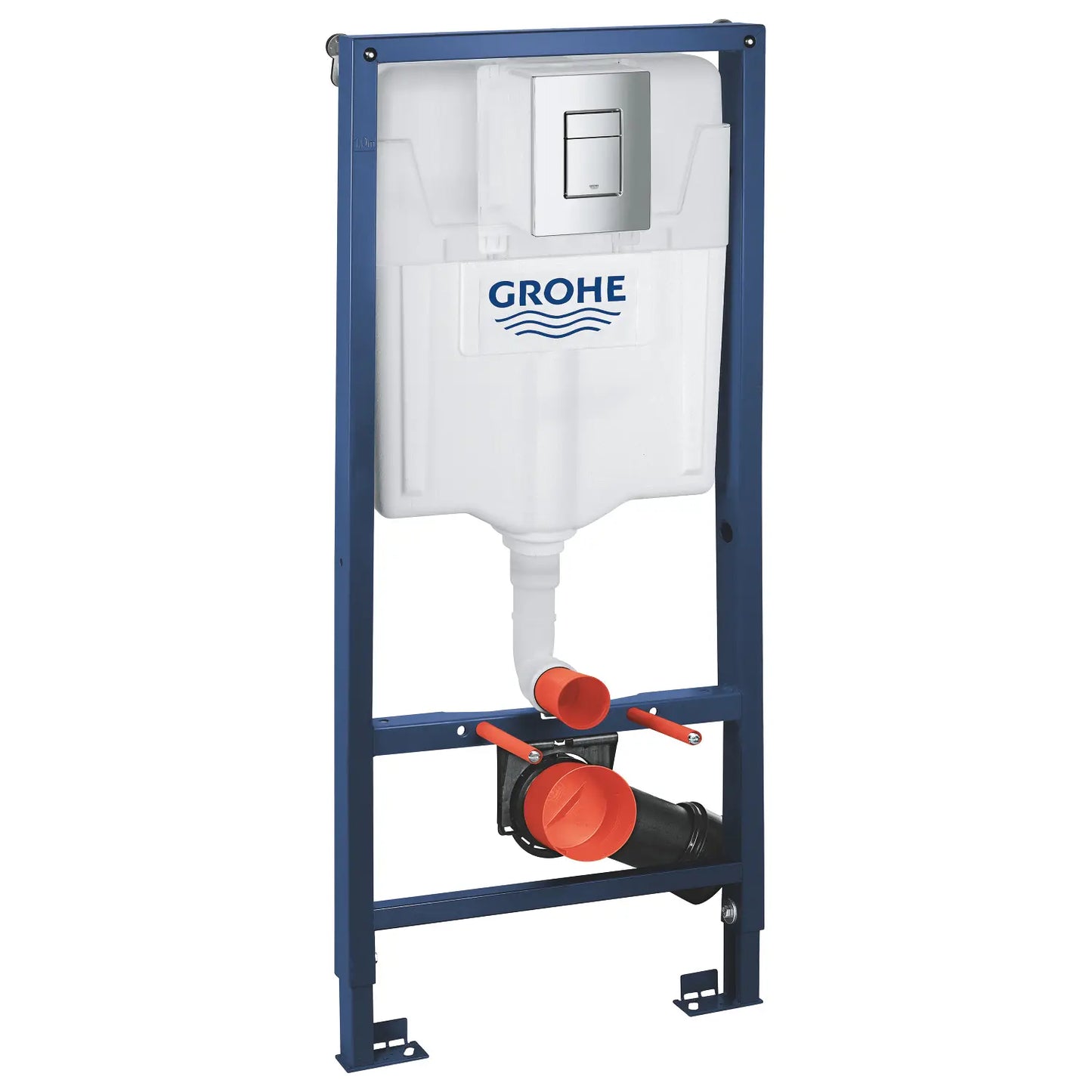 Grohe RAPID SL 4-in-1 Inbouwframe voor Toilet - 1,13 m - Nova Cosmopolitan - Beugels - Geluidsabsorberende Set