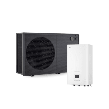 LG Lucht-Warmtepomp Monoblok R290 Set DLU434 - 9 kW + Hydrobox | Compleet