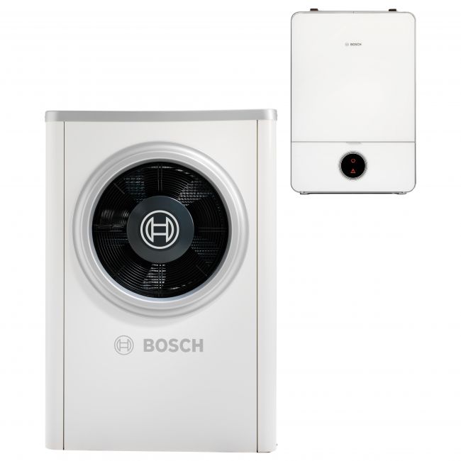 Bosch lucht-water warmtepomp monoblock CS7000iAW 7 ORE-S - 6,3 kW, 1 fase, 230 V