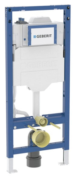Geberit Duofix Inbouwframe voor Wandtoiletten - 120 cm - Sigma 12 cm - HS30 Hygiënische Spoeling - Twee Wateraansluitingen