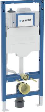 Geberit Duofix Inbouwframe voor Wandtoiletten - 120 cm - Sigma 12 cm - HS50 Hygiënische Spoeling