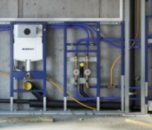 Geberit Duofix Inbouwframe voor Toilet - Sigma 12 cm - Verstelbaar - H112