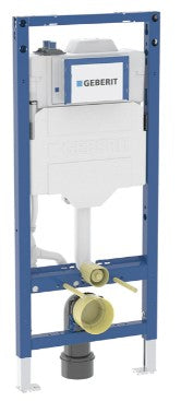 Geberit Duofix Inbouwframe voor Wandtoiletten - 120 cm - Sigma 12 cm - HS50 Hygiënische Spoeling - Twee Wateraansluitingen