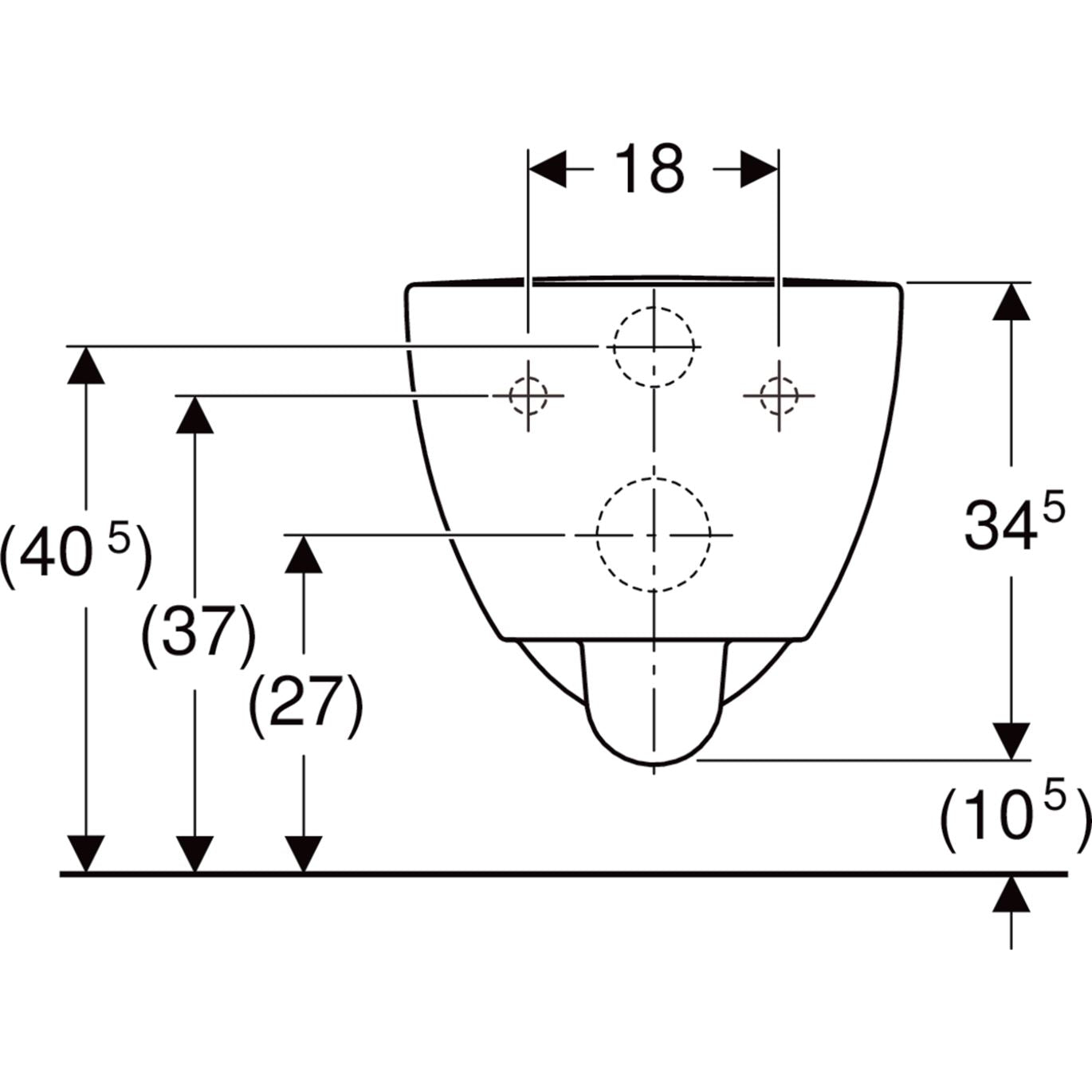 Geberit Selnova Comfort Premium Wandtoilet met Spoelfunctie - Randloos - Lang - 70 cm - Drempelvrij