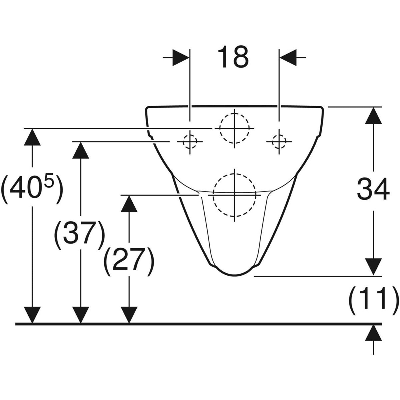 Geberit Selnova Comfort Wandtoilet met Spoelfunctie - Randloos - Lang - 70 cm - Drempelvrij